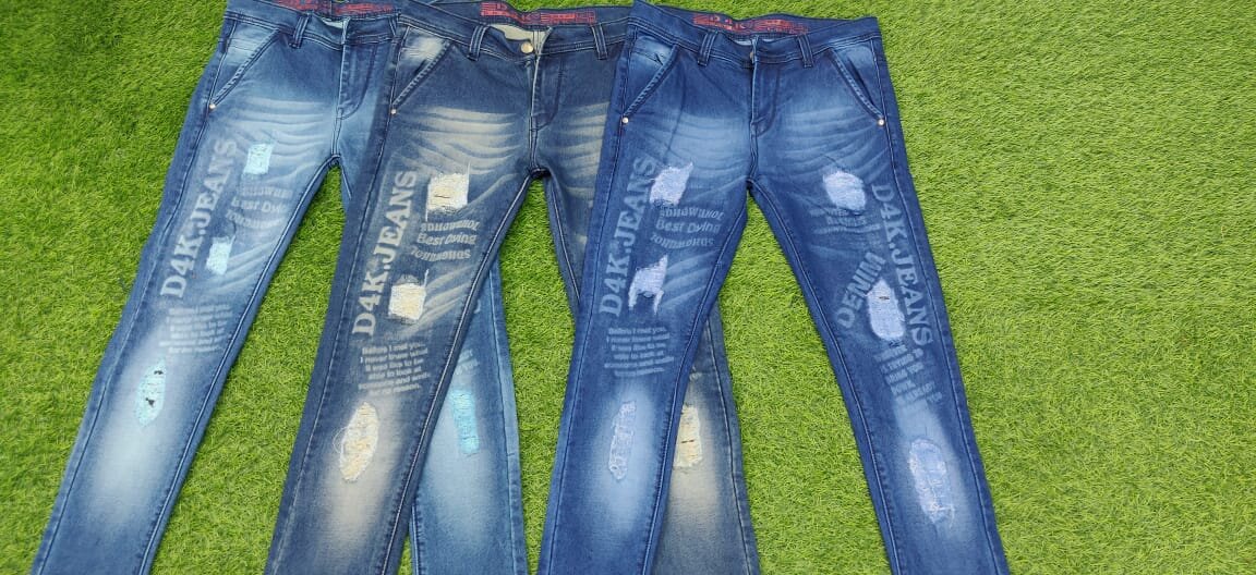 Pocket Rinse Wash Jeans